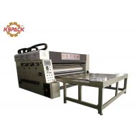 Buy cheap Corrugated Plate Making Flexo Printing Machine with Slotting Function product