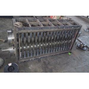 Buy cheap Shredder 800 model 1-4T/H capacity, double roller shredder for timbers, wood blocks, steels, rubbers, and kitchen waste from wholesalers