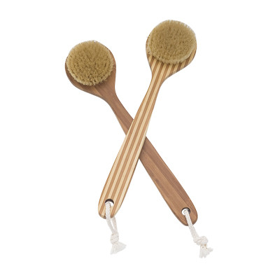 Buy cheap Bristle Wooden Body Brush Massager Bath Shower Back Spa Scrubber from wholesalers