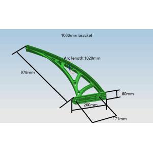 Buy cheap 600 Length Adjustable Plastic Bracket from wholesalers
