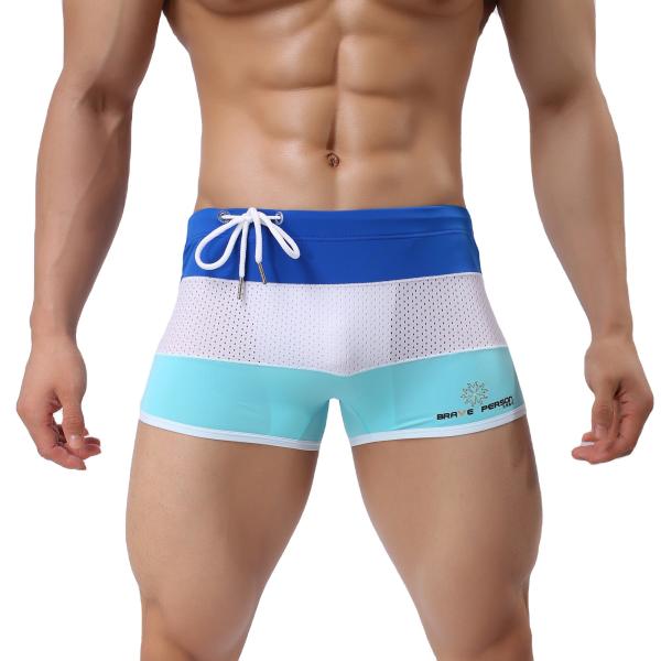 Quality Anti-Bacterial Men Mesh Shorts Disposable Swimming Clothing Mesh Boxers for sale