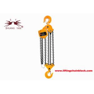 Galvanized Manual Chain Block With 360 Rotate Safety Hook From Chongqing