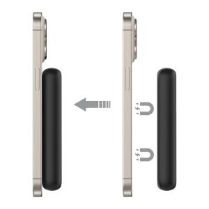 2025 New Magnetic Wireless High Quality Power Bank 10000mAh, 20W PD QC 3.0 Fast