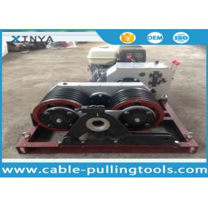 5T Honda Gasoline Cable Engine Powered Winch With Double Capstan For Anti Twist