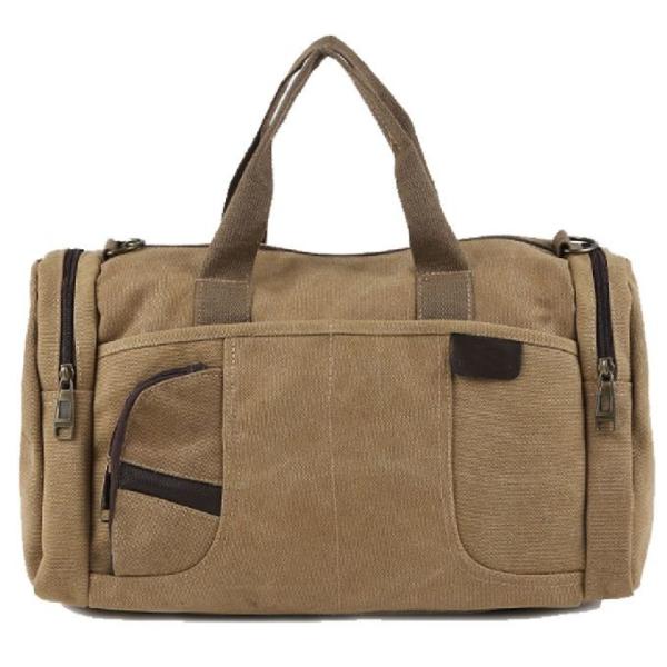 Quality Retro Classic Cotton Canvas Weekend Travel Duffel Bag for sale