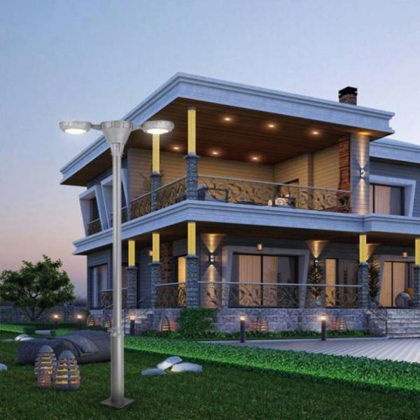 Buy cheap SMD3528 Solar Powered Garden Lights Lamp With Monocrystalline Silicon Panel from wholesalers