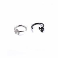 Buy cheap Wholesale nose ear cartilage piercing jewelry 20g surgical steel thin small open nose rings for sale product