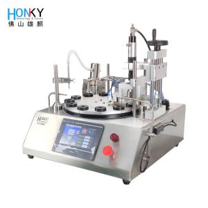 Buy cheap Desktop Vial Filling Capping Machine with Ceramic Pump - 40BPM Filling Efficiency for 1-10ml Vials and AC 220V Power from wholesalers