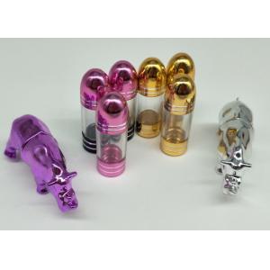 Buy cheap ISO9001 Clear Pill Bottles 2ml Single Capsule With Metal Cap from wholesalers