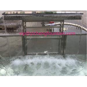 Rectangle Shaped Water Fountain Equipment Waterfall Nozzle With Remote Control
