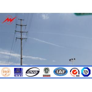 Buy cheap Customized Mounting Height Electrical Power Pole With Round Conical Shape from wholesalers