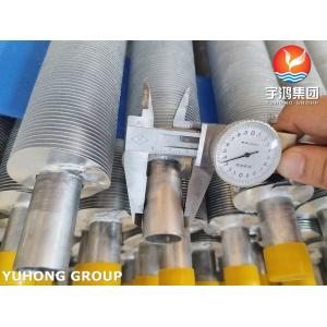 Buy cheap ASME SA249 Stainless Steel Wound Fin Tube Fin Type L LL KL For Air Cooler from wholesalers