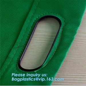 Embossed glossy metallic non woven bag zipper bags, Reusable Shopping Grocery