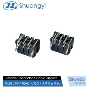 Buy cheap Micro Fit 3.0 2x3 Pin Header Connector, 3.00mm Pitch Side Entry PCB Power Signal product