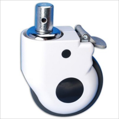 Quality medical caster locking wheels ruber caster medical supply 5 in for sale