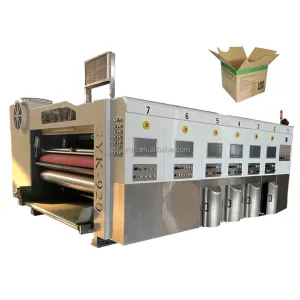 High Precision Corrugated Carton Flexo Printing Machine With Printing Cylinders