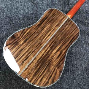 Buy cheap Custom Grand GD45md Madagascar Acoustic Guitar Solid Europe KOA Back Side Maple Top and Binding One Pcs Mahogany Neck LR from wholesalers