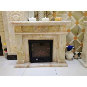 Buy cheap Customized Decorative Onyx Stone Marble Fireplace Surround from wholesalers