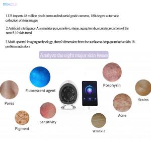 Buy cheap 3d Portable Ai Wrinkle Pigmentation Acne Tester Scanner Machine for and Acne Analysis from wholesalers