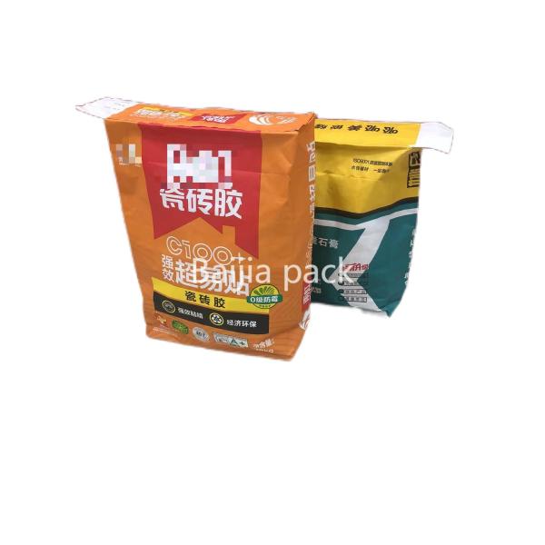 Quality Custom Printing Industrial Multiwall Paper Bags With Pasted Valve for sale