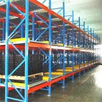Buy cheap Spacesaving Gravity Flow Shelving Roller Racking For Distribution Centers product