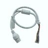 Outdoor Cameras Ethernet Cable Mx1.25-10pin To Rj45 Base Dc5.5*2.1 Base Connector 019 for sale