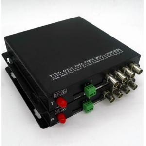 Buy cheap CCTV Cameras HD-SDI video signal to fiber converter,4-ch HD-SDI video with Gbe to fiber extender from wholesalers