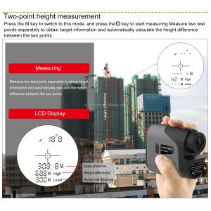 D450m Professional Laser Distance Meter Golf Hunting Rangefinder High Accuracy