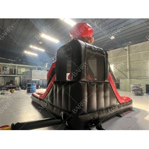 Commercial Super Mario Bros Theme Inflatable Water Slide With Pool For Sale Or