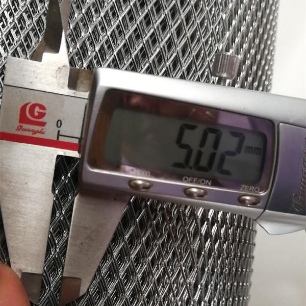 Buy cheap 5 * 10 MM Expanded Sheet Metal Mesh Roll / Expanded Metal Lath For Vietnam from wholesalers