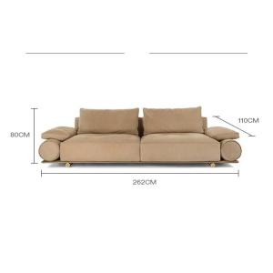 Buy cheap Italian Visionnaire Villa Living Room Fabric Sofa Environmentally Friendly from wholesalers