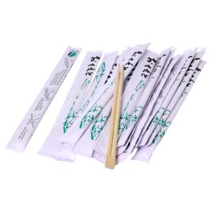 Buy cheap Custom printed opp wrapped disposable bamboo chopsticks 18cm 21cm 23cm from wholesalers