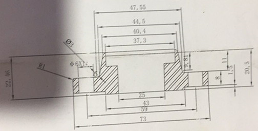 2507 Non-standard WNRF Flange 2507 Non-standard WNRF Flange