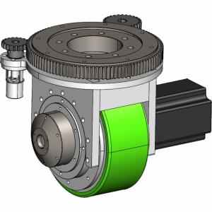 Buy cheap 3T AGV Automatic Driving Heavy Duty Robot Wheels With DC Motor Controller from wholesalers