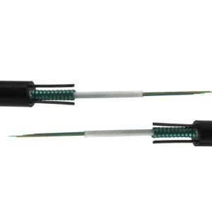 Buy cheap 4/8/12/24 Cores PBT Optical Fiber Cable GYXTW G652d Single Mode Outdoor Armoured for Communication from wholesalers