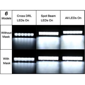7D day Light 3W CREE Led Straight led light bar With DRL Function 12"-52" 60W
