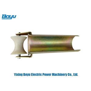 Buy cheap 80mm Transmission Line Stringing Tools Electrical Steel Cable Roller from wholesalers