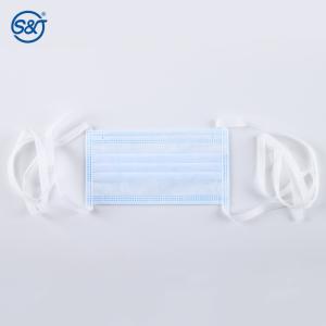 Buy cheap OEM Manufacture EN14683 Tie on Disposable Medical Surgeon Face Mask High Quality 3ply breathable Surgical Mask from wholesalers