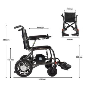 Buy cheap 125kg Load Multifunction Lightweight Folding Electric Powered Wheelchairs from wholesalers