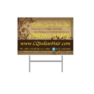 Customized PP Corrugated Plastic Yard Corflute Sign Recyclable Customized