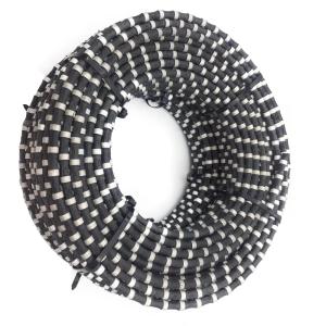 Long Lifespan Diamond Wire 12.0 MM* 40 Rubber Coated for Granite Quarry Rock