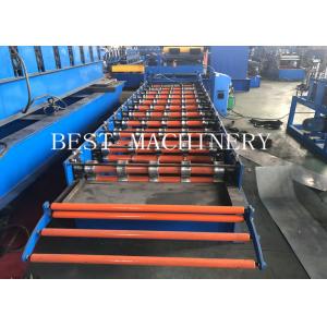 Buy cheap 3KW Chain Driven Metal Roofing Sheet Making Machine With PLC Control System from wholesalers