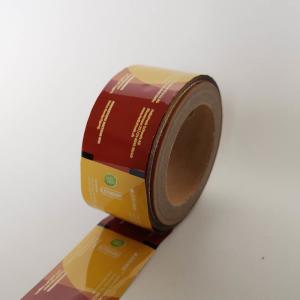 Buy cheap LDPE 55mm 85 Micron Printed Packaging Film Roll product