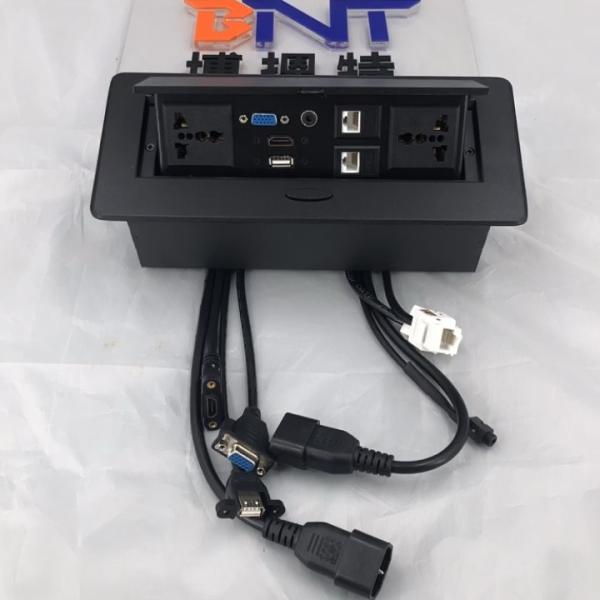 Buy cheap Pop Up Desktop Socket Conference table socket with connected wires from wholesalers