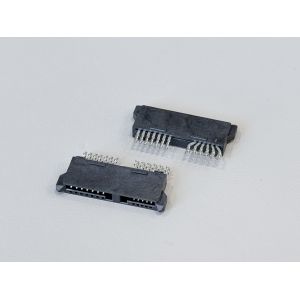 High-Reliability SATA 13Pin 180° Wire Crimp Female Connector 1.27mm Pitch |