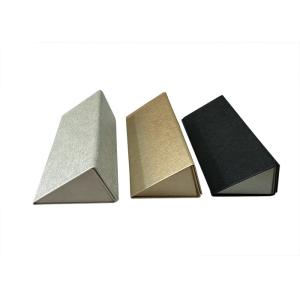 PVC Leather Foldable Triangular Sunglasses Case Eyewear Case Packaging Box