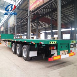 Buy cheap 40FT Flatbed Container Semi Trailer with Air Suspension from wholesalers