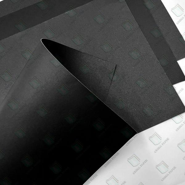 Buy cheap Recycled Black Cardboard with Good Printing Effect and Folding Resistance from wholesalers