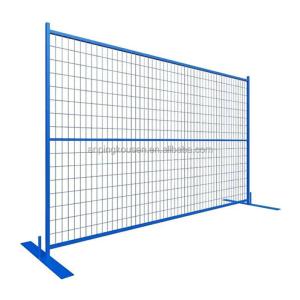 Low Carbon Steel Canada Portable Removable Temporary Fence Panel for Building