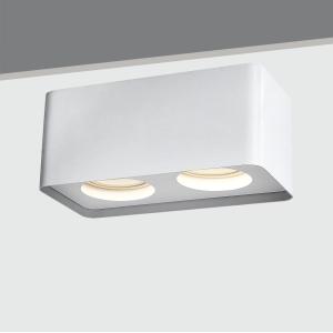 Buy cheap Delicate 2*7Watt Double Suface Mounted Interior Square Spot Downlight 240*120*108mm 1000lm from wholesalers